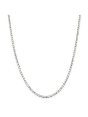 Lex & Lu 14k White Gold 1.15mm Rolo Pendant Chain Necklace Lex & Lu 14k White Gold 1.15mm Rolo Pendant Chain Necklace